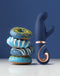 G Vibe - Gentley - Rabbit Vibrator - G-Spot en Clitoris Stimulatie - Siliconen - Blauw/Goud