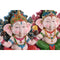 Decoratieve figuren Home ESPRIT Multicolour Indiaas 18 x 10 x 21 cm (2 Stuks)