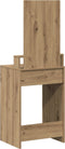vidaXL - Kaptafel - met - Laden - in - Artisan - Eiken - - - 50x41x140 - cm