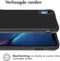 iMoshion Hoesje Geschikt voor iPhone Xr Hoesje Shockproof - iMoshion Rugged Hybrid Carbon Case - zwart