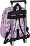 Schoolrugzak met Wielen Monster High Best boos Lila 28 x 34 x 10 cm