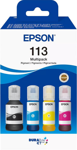 Epson 113 - EcoTank Inktflessen - Multipack - Kleur / Zwart
