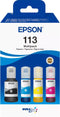 Epson 113 - EcoTank Inktflessen - Multipack - Kleur / Zwart