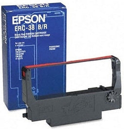 Epson Ribbon Cartridge TM-300/U300/U210D/U220/U230, black/red (ERC38BR)