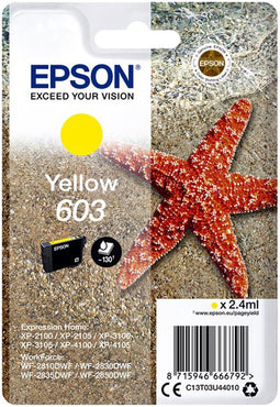 Epson Singlepack Yellow 603 Ink