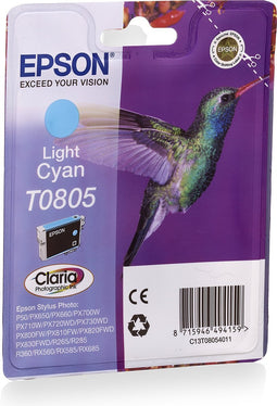 Epson T0805 - Inktcartridge / Licht Cyaan