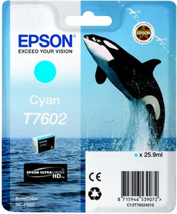 Epson T7602XL - Inktcartridge / Cyaan / Hoge Capaciteit