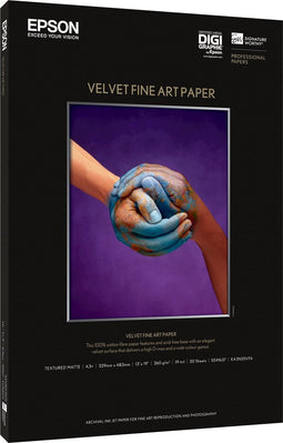 Epson Velvet Fine Art Paper, DIN A3+, 260g/m², 20 Vel
