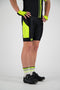 Rogelli Tyro - Korte Fietsbroek - Met Bretels - Zwart Fluor - Maat M