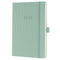 Sigel agenda 2024 - Conceptum - A5 - 2 pagina's / 1 week - mint groen - SI-C2472