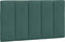 vidaXL - Hoofdbordkussen - 90 - cm - fluweel - donkergroen