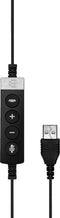 Sennheiser SC 230 MS II - Monauraal Hoofdband - Bedraad 2,9 m - Zwart Zilver