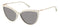 Max Mara CLASSY VI - Zonnebril - Butterfly model - Grijze lenzen - Wit
