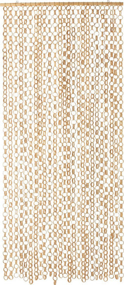 Gordijn | jute | naturel | 92x2.5x (h)201 cm