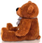 Monzana Knuffelbeer XXL – 150cm Staand Pluch - Bruin