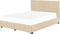 ROCHELLE - Bed opbergruimte - Beige - 180 x 200 cm - Polyester