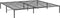vidaXL - Bedframe - metaal - zwart - 183x213 - cm