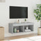 vidaXL - Tv-meubel - met - LED-verlichting - 80x30x30 - cm - betongrijs