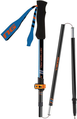 Kije Viking Kettera Pro Trekking czarno/niebieskie