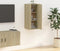 vidaXL - Tv-wandmeubel - 40x34,5x80 - cm - sonoma - eikenkleurig