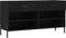 vidaXL - Schoenenbank - 102x35x55 - cm - bewerkt - hout - zwart