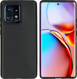 iMoshion Hoesje Geschikt voor Motorola Edge 40 Pro Hoesje Siliconen - iMoshion Color Backcover - Zwart