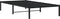 vidaXL - Bedframe - metaal - zwart - 100x190 - cm
