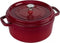 Staub - Braadpan - Gietijzer - ø 24 cm - Kersenrood