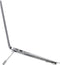 Laptopstandaard - Tot 15 inch - Aluminium - Inklapbaar - Grijs