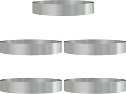 vidaXL - Tuinplanters - 5 - stuks - 120x120x20 - cm - Gegalvaniseerd - Staal