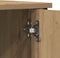 vidaXL - TV-kast - Artisan - Eiken - 100x40x50 - cm - Bewerkt - Hout - en - Staal