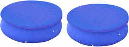 vidaXL - Zwembadhoezen - 2 - st - voor - 450-457 - cm - bovengrondse - zwembaden - rond