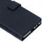 Selencia Hoesje Geschikt voor Samsung Galaxy J6 Plus Hoesje Met Pasjeshouder - Selencia Echt Lederen Bookcase - Donkerblauw