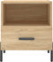 vidaXL - Nachtkastjes - 2 - st - 40x35x47,5 - cm - bewerkt - hout - sonoma - eikenkleur