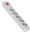 ActiveJet Grey Power Strip met Cord ACJ COMBO 5G / 3M / BEZP. Aut / s.