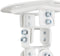 Aisens CP03TSR-129 - Plafondondersteuning voor Projector - Draaiend en Aanpasbaar - Wit