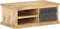 vidaXL - Salontafel - met - deur - 90x50x35 - cm - massief - mangohout