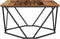 vidaXL - Koffietafel - Oude - Hout - 80x80x45 - cm - Gelaagd - Hout