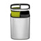 EKO - OLI-Cube Open Top Bin 10+10 liter - Stainless steel Polypropylene - mat RVS - Prullenbak
