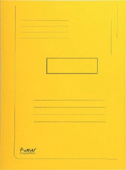 DOSSIERMAP EXACOMPTA FOREVER 290GR 2KLEPPEN GEEL