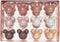 Minnie ears kerstballen ornament Disney© lifestyle (set van 12st)