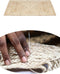 Nora - Handgeweven jute tapijt - Gevlochten deurmat 110 x 60 cm - Natuurlijk beige
