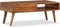 vidaXL - Salontafel - met - bewerkte - lade - 100x50x40 - cm - massief - hout