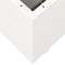 vidaXL - Plantenbak - 70x40x72,5 - cm - massief - grenenhout - wit