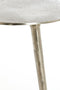 Light & Living Organische Bijzettafel Linos - 67 x 49cm - Nikkel