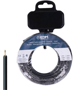 Single-line elektrische kabel EDM 28575 Zwart 5 m h07z1-k
