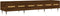 vidaXL - Tv-meubel - 150x36x30 - cm - bewerkt - hout - bruin - eikenkleur