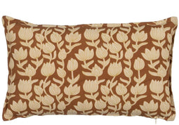 Kussen Katoen Bruin Beige 50 x 30 cm