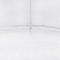 vidaXL - Tuinkas - met - stalen - frame - 20 - m² - 10x2x2 - m - wit