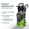 Eziclean® Hydroforce 165 - Hogedrukreiniger - Krachtige Hogedrukspuit - 165 Bar - Intensief gebruik - 180° hoek mondstuk - Hogedrukreiniger auto